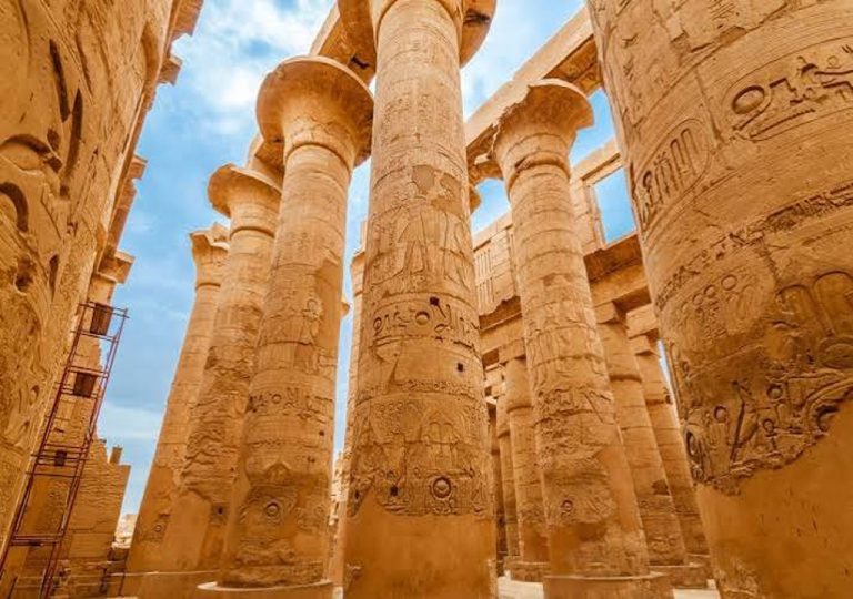 Luxor Day Trip from Makadi - Grand Hypostyle Hall columns at Karnak Temple