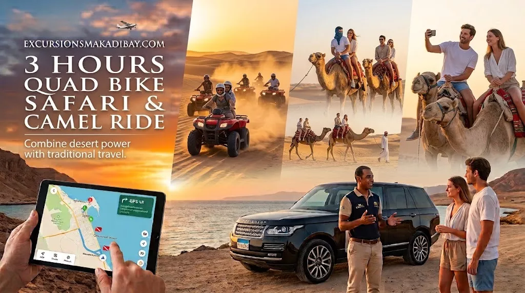 3 Hours Quad Bike Safari & Camel Ride From Makadi Bay