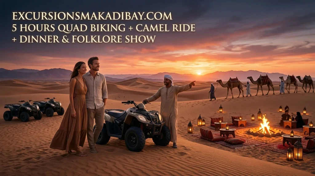 5 Hours Quad Biking + Camel Ride + Dinner & Folklore Show
