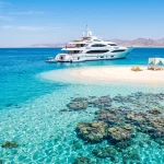 Ozirea island from makadi bay
