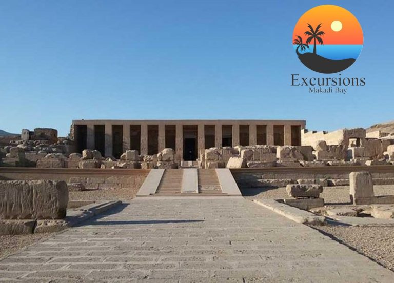 Dendera Abydos Temples from Makadi tour showing ancient Egyptian stone columns and carvings